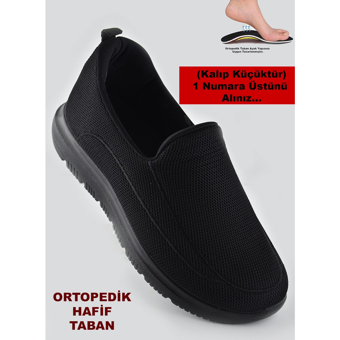 Ispartalılar 9090 Tam Ortopedik Hafif Taban Erkek Spor Ayakkabı Yazlık Hafif Taban Eva
