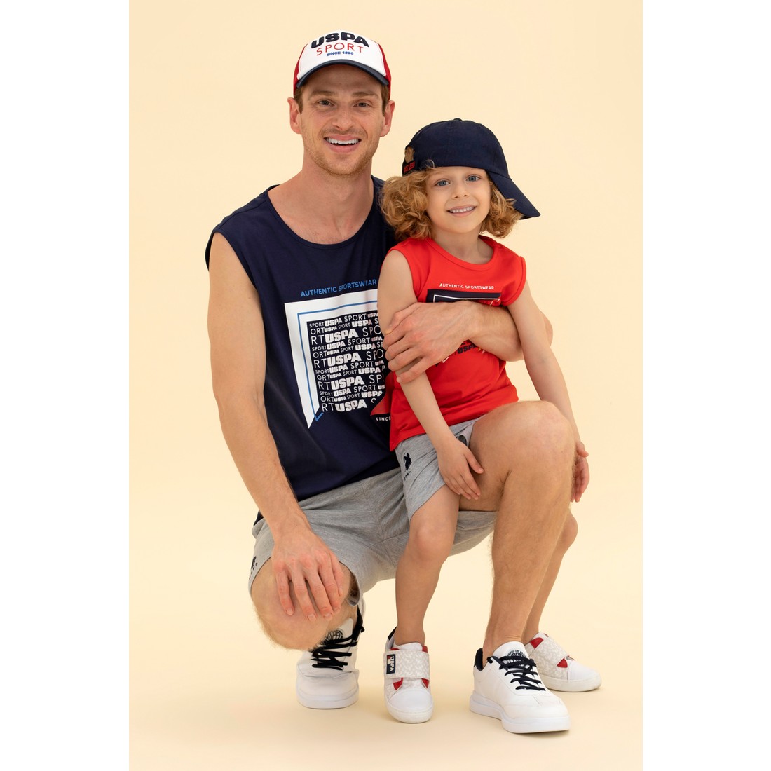 U.S. Polo Assn. Erkek Çocuk Kırmızı Bisiklet Yaka Kolsuz Tişört 50263378-VR030