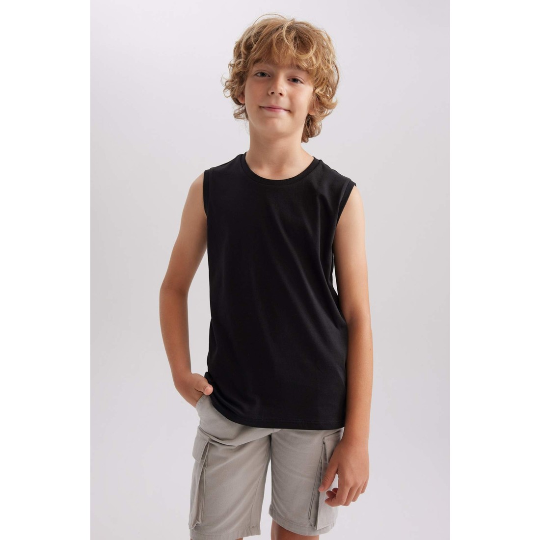 DeFacto Bisiklet Yaka Basic Atlet Erkek Çocuk B0669A8NS