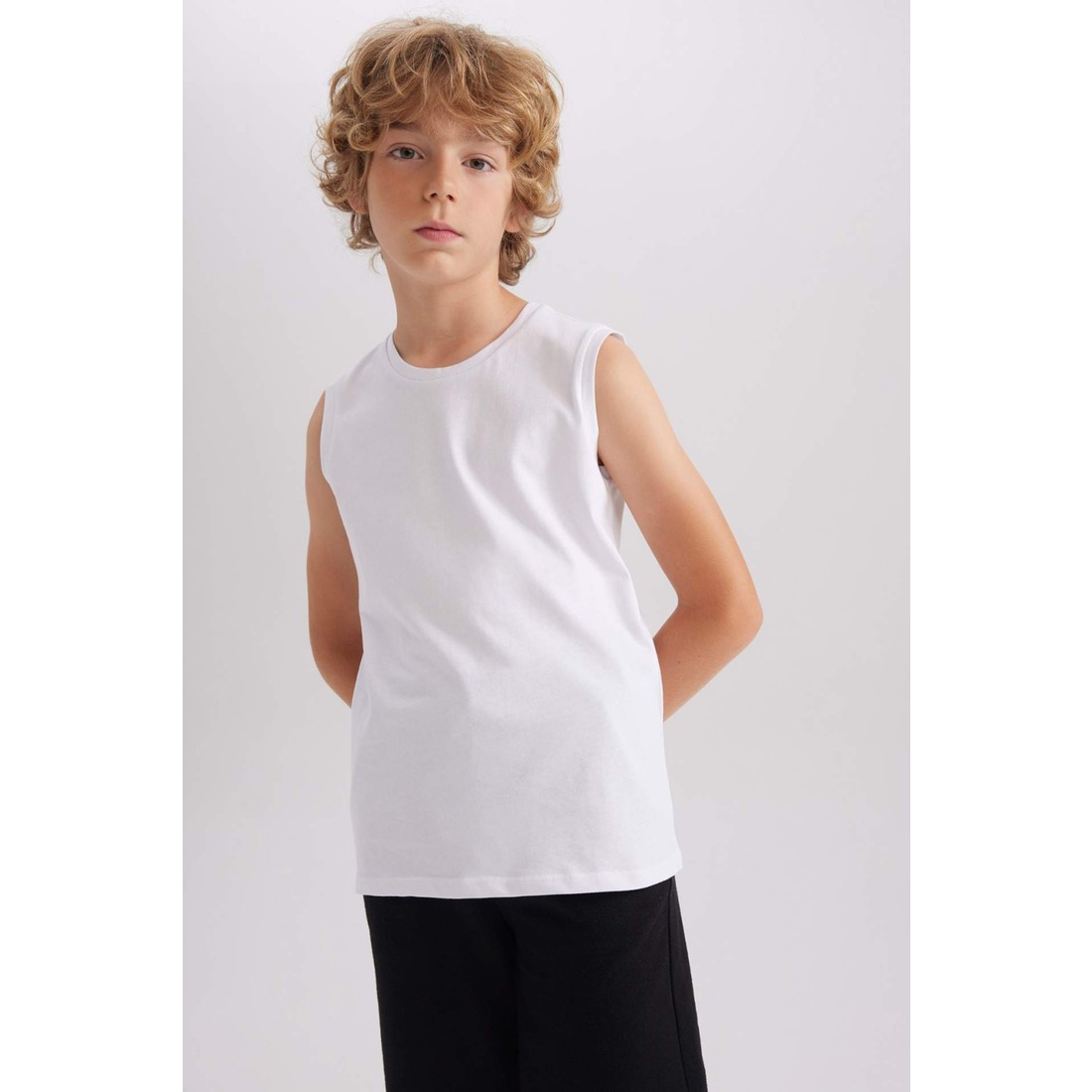 DeFacto Bisiklet Yaka Basic Atlet Erkek Çocuk B0669A8NS