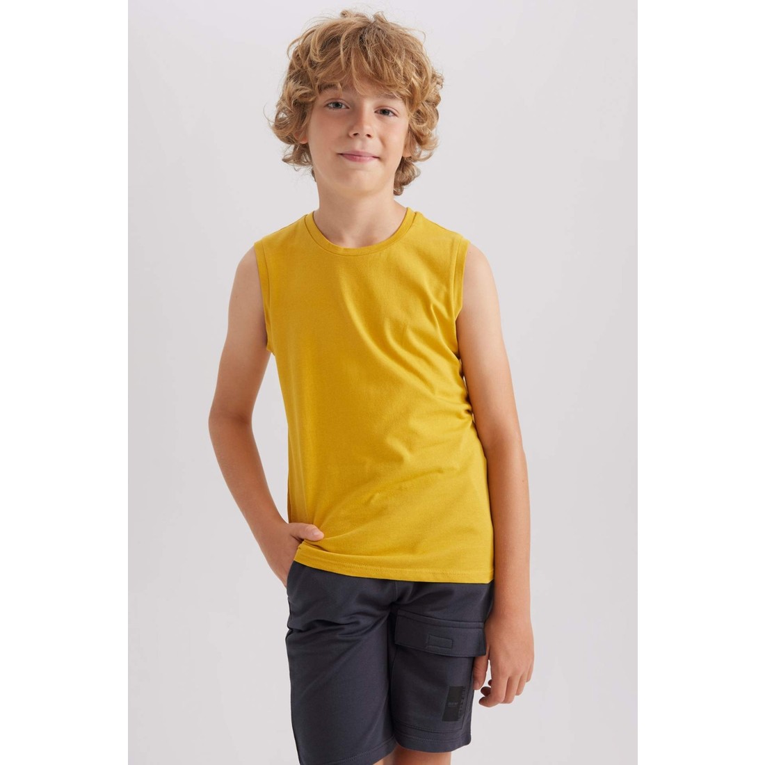 DeFacto Bisiklet Yaka Basic Atlet Erkek Çocuk B0669A8NS