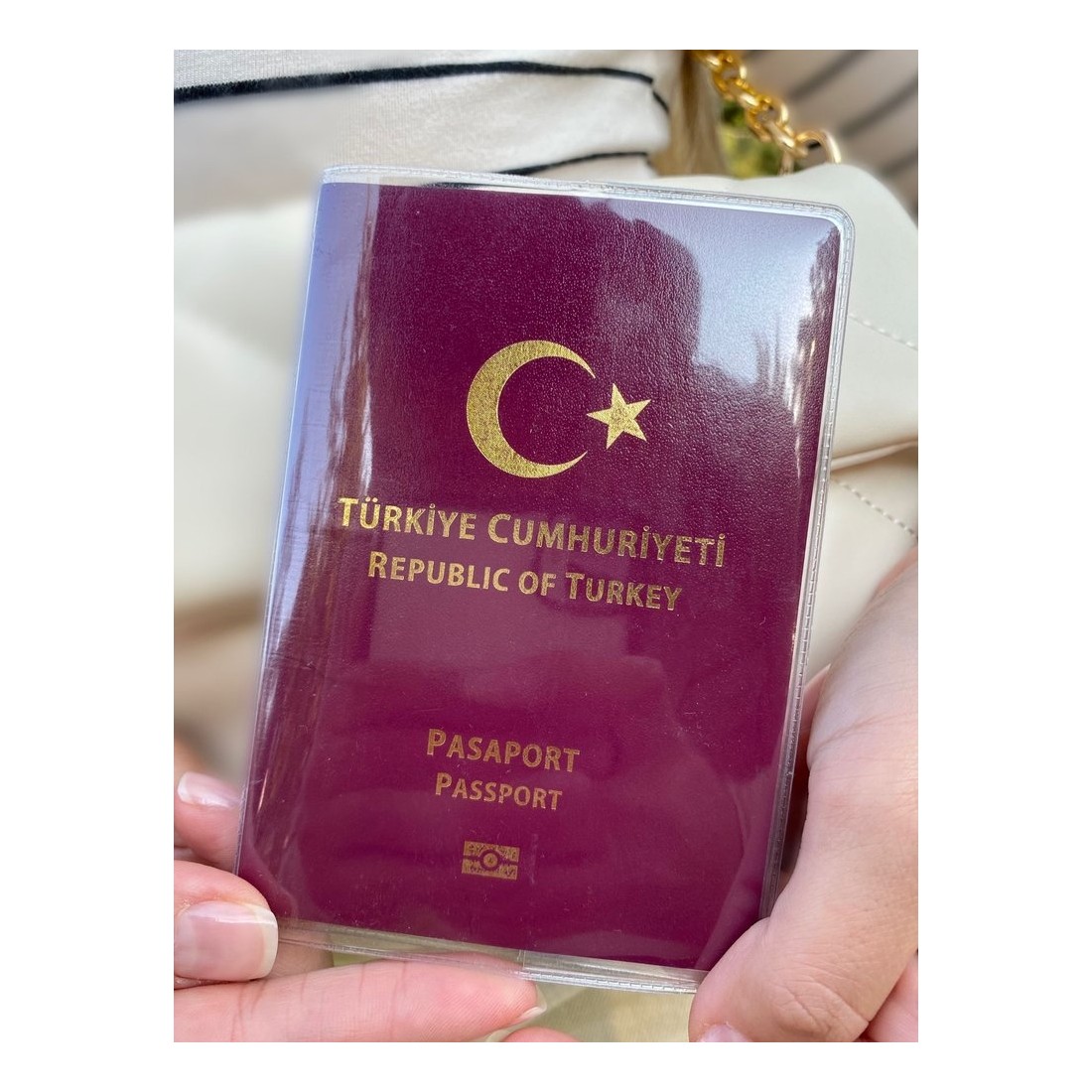 Gempo 2 Adet Su Geçirmez Şeffaf Pasaport Kılıfı Pasaport Kabı Üniversal Model 2 Li Paket
