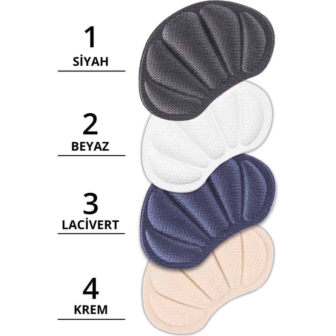 Yefer Store Topuk Arkası Vurma Önleme Pedi, Yapışkanlı Ayakkabı Vurma Önleyici Topuk Arkası Korumalığı